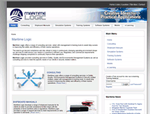 Tablet Screenshot of maritimelogic.com
